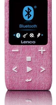 Leitor MP4 c/ Bluetooth XEMIO 861 8GB (Rosa) - LENCO