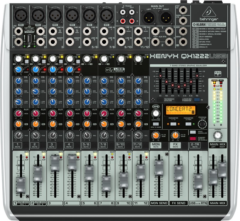 Mesa de Mistura 16 Canais c/ USB - Behringer