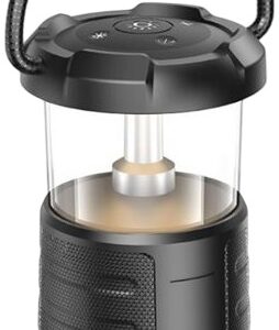 Coluna Portátil F49BK Bluetooth 15W c/ Lanterna LED Campismo (Preto) - XO