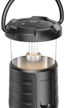 Coluna Portátil F49BK Bluetooth 15W c/ Lanterna LED Campismo (Preto) - XO