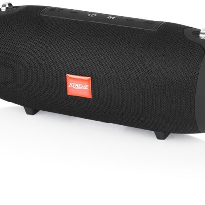 Coluna Bluetooth Portátil 2x 6W c/ Rádio FM + AUX + Acessórios (Preto) - BLOW