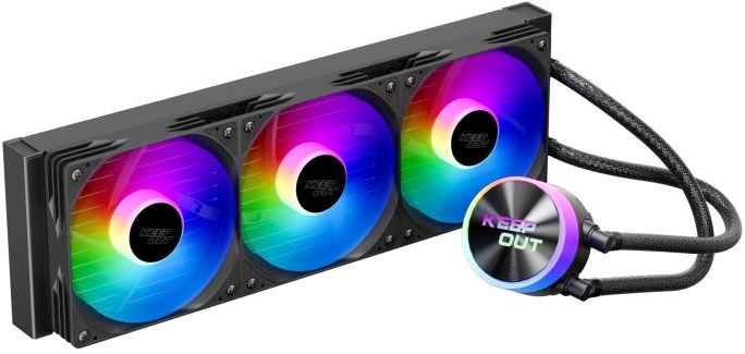 Water Cooler CPU XWC-360 120mm ARGB (Preto) - KEEP OUT