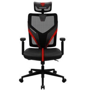 Cadeira Gaming YAMA1 (Preto/Vermelho) - THUNDERX3