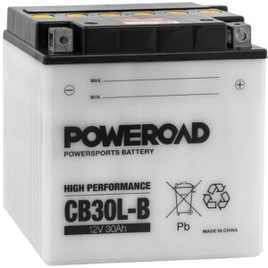 Bateria PB POWEROAD p/ Mota 12V 30Ah Alta Performance