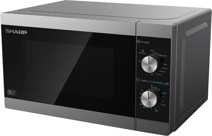 Microondas Combinado 20L 800W (Cinza/Preto) - SHARP
