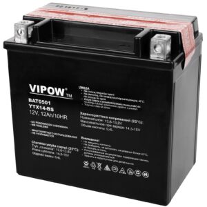 Bateria PB p/ Mota 12V 12Ah - VIPOW