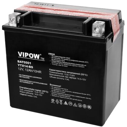 Bateria PB p/ Mota 12V 12Ah - VIPOW