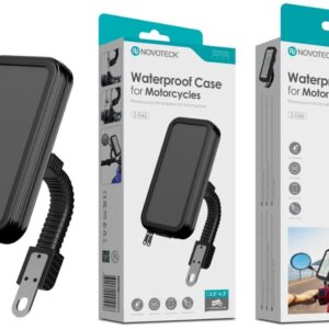 Suporte Impermeável de Smartphone 3,5~6,3 p/ Mota - NOVOTECK