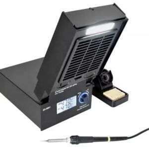 Estação de Soldadura Combo 3-EM-1 c/ Iluminação LED e Extracção de Fumos
