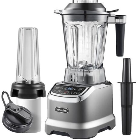 Liquidificadora 1,85L 1800W (Cinzento) - AMZCHEF