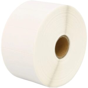 Rolo 1000x Etiquetas Genéricas Perfuradas Zebra 50mm x 25mm
