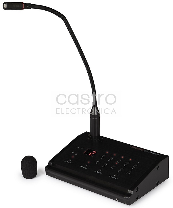 Microfone p/ Sistema de Zonas ZSC-1110 - FONESTAR
