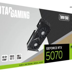 Placa Gráfica Gaming GeForce RTX 5070 Twin Edge 12GB GDDR7 - ZOTAC