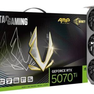Placa Gráfica Gaming NVIDIA GeForce RTX 5070 Ti Blackwell 16G GDDR7 DL4 - ZOTAC