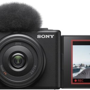 M?quina Fotogr?fica Vlog ZV-1F 1 20.1MP Exmor RS CMOS (Preto) - SONY