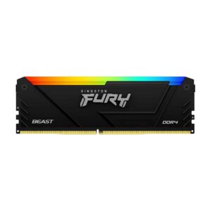 Memória Dimm Ddr4 Kingston 16Gb FURY Beast RGB 3200MHz 1.35V Cl16