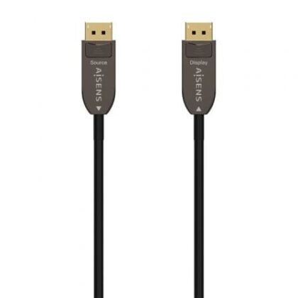 Cabo DisplayPort 1.4 Aisens AOC 8K A155-0608 DisplayPort Macho para DisplayPort Macho 20metros