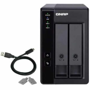 DAS QNAP TR-002 2 Baías 3.5″- 2.5″ Formato Torre