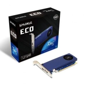 Placa Gráfica Sparkle Intel Arc A310 ECO 4GB GDDR6 Compatível baixo perfil