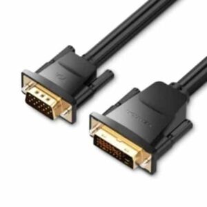 Cabo Conversor Vention EABBF DVI Macho - VGA Macho 1m Preto