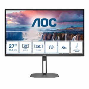 Monitor AOC 27" Value-line Led 75 Hz VA 4 ms 2xHDMI 2xDisplayPort Colunas Preto