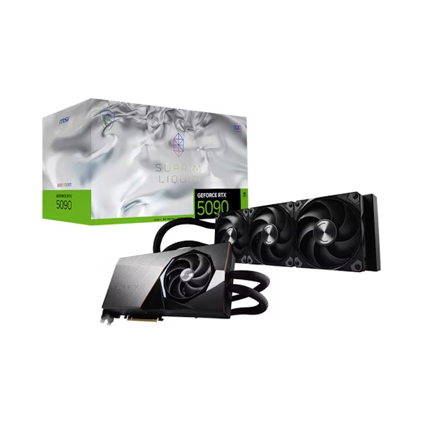 Placa Gráfica MSI Nvidia RTX 5090 32GB Suprim Liquid SOC DDR7