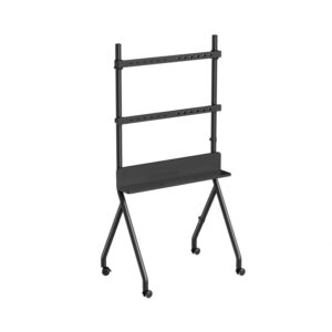 Suporte de Pé Gembird TVS-86F-02 para TV 55" a 86" com Prateleira e Rodas