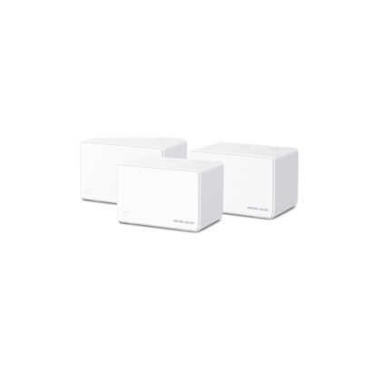Router Mercusys Wireless AX3000 Halo H80X Whole Home Mesh Dual-Band Gigabit WiFi 6 Pack de 3