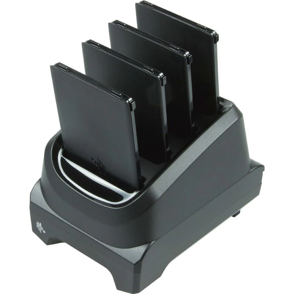 Suporte de Carregamento 4 x Bateria Terminal Zebra TC2