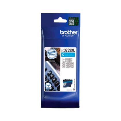 Tinteiro Original Brother LC3239XLC Alta Capacidade Ciano