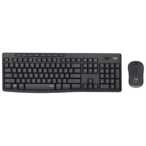 Conjunto Logitech MK295 Silent Teclado + Rato sem fios 2.4 GHz Português Grafite