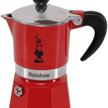 Cafeteira Italiana Rainbow 0.6L (Vermelho) - BIALETTI