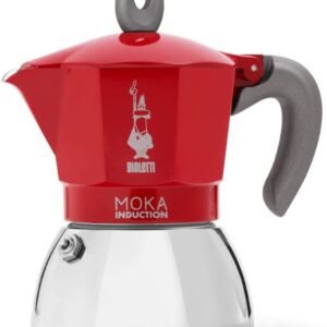 Cafeteira Italiana New Moka Indução 160ml (Vermelho) - BIALETTI
