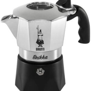 Cafeteira italiana New Brikka 0,1L (Preto/Inox) – BIALETTI