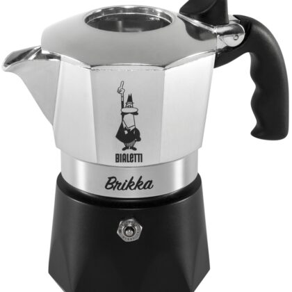 Cafeteira italiana New Brikka 0,1L (Preto/Inox) - BIALETTI