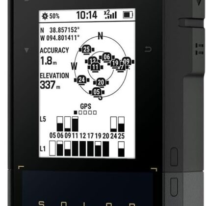 GPS 2.16 eTrex Solar (Preto/Cinzento) - GARMIN