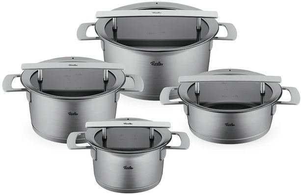 Conjunto de Cozinha Phi Collection em Aço Inoxidável (4 Peças) - FISSLER