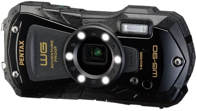 Máquina Fotográfica Compacta WG-90 (Preto) - PENTAX