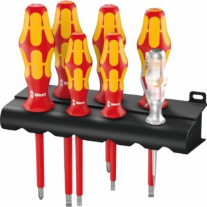 Conjunto de Chaves de Fendas 160i/7 Rack (7 Peças) - WERA