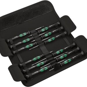 Conjunto de Chave de Fendas de Precisão Kraftform Micro (12 Peças) - WERA