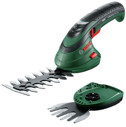 Mini Corta-Sebes Elétrico Isio 3,6V + Acessórios - BOSCH