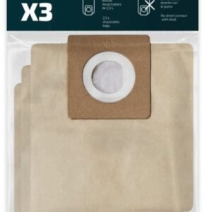Pack 3x Sacos p/ Aspirador Conga PowerBag 2500 Compact Plus (Sacos de Pó) – CECOTEC