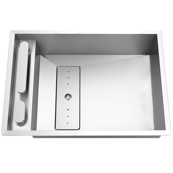 Lava Loiça Invisible 50 R 627X447mm (Aço Inoxidável Escovado) - RODI