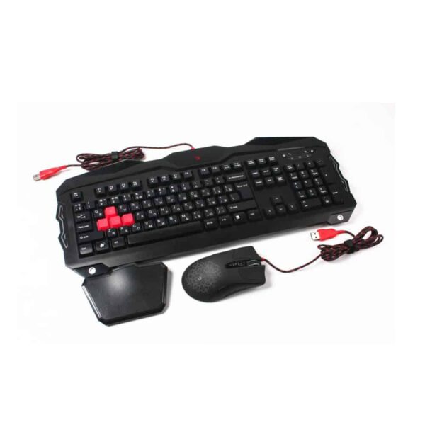 TECLADO + RATO GAMING BLOODY B2100 (B210+V9C) USB - BLACK