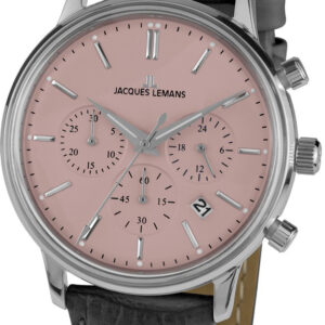 Relógio Analógico 1-209F 39MM (Prateado) – JACQUES LEMANS