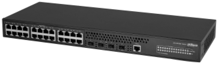 Switch de Rede L2 24 Portas Gigabit (10/100/1000) - DAHUA
