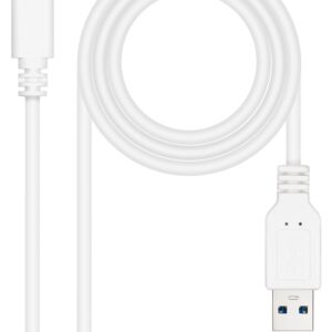 Cabo USB-C Macho - USB-A Macho (2m) - NANOCABLE