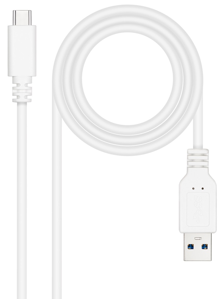 Cabo USB-C Macho - USB-A Macho (2m) - NANOCABLE