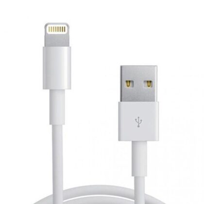 Cabo USB2.0 A Macho - Lightning iPhone Macho (1 metro) Branco - Nanocable