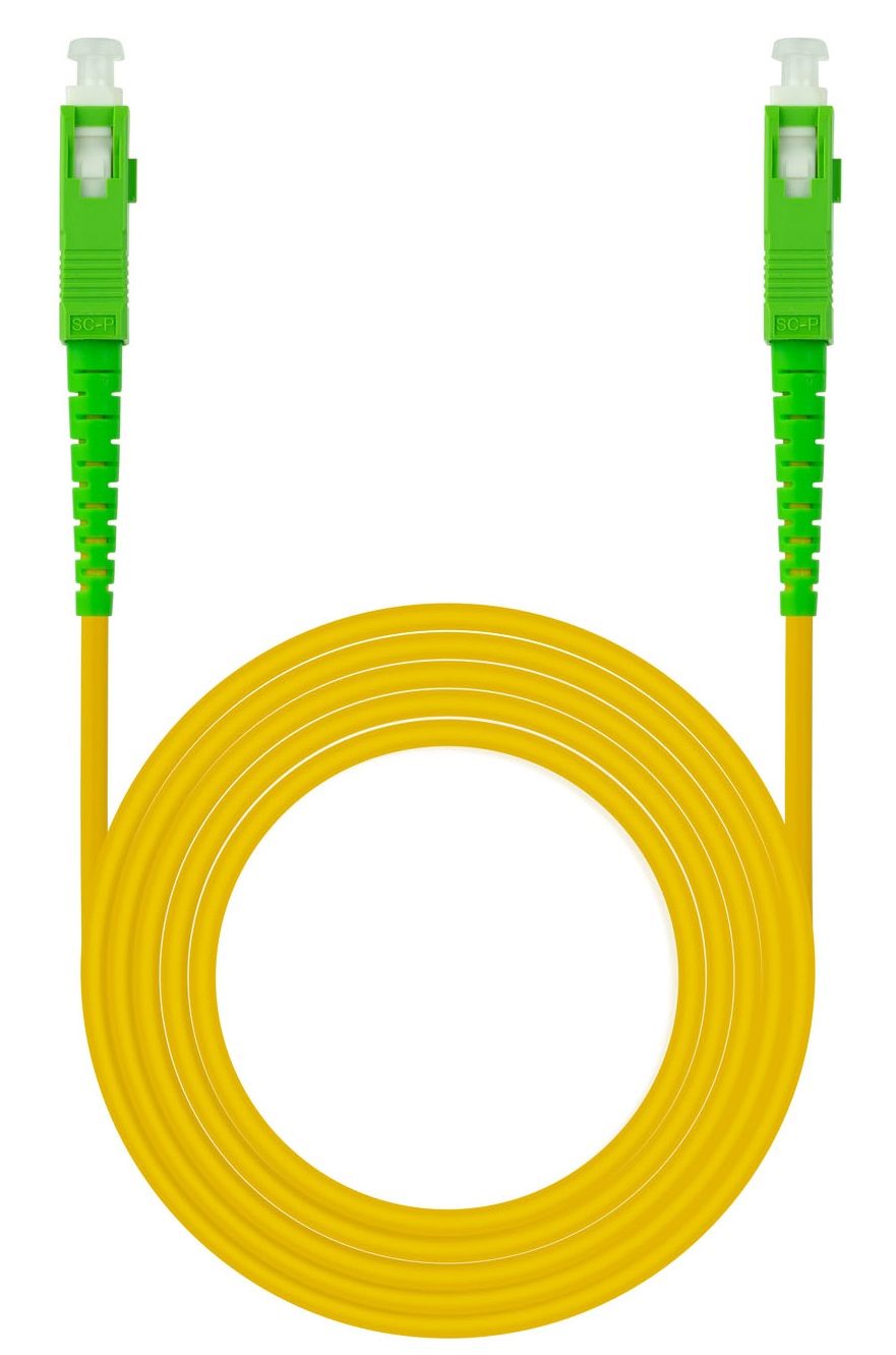 Cabo de Fibra Óptica SC G.657.A2 Amarelo (80 metros) - NANOCABLE